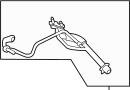 Image of Turbocharger Oil Line image for your 1996 Ford Explorer   