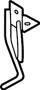 Image of Exhaust System Hanger Bracket (Front) image for your Lincoln MKX  