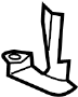 Image of Exhaust System Hanger Bracket (Rear) image for your 2016 Ford Edge   