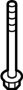 Image of Suspension Control Arm Bolt (Rear, Upper, Lower) image for your 2019 Ford Transit-350 3.7L V6 FLEX A/T Base Extended Cargo Van 