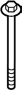 View Stud. Bolt. Crossmember. SUSPENSION.  Full-Sized Product Image 1 of 3