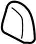 Image of Interior Rear View Mirror Cap image for your 2019 Ford Transit-350   