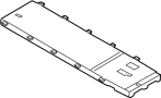 View Instrument Panel Air Duct (Rear, Lower) Full-Sized Product Image 1 of 2