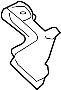 View Seat Belt Lap and Shoulder Belt Bracket (Rear, Lower) Full-Sized Product Image