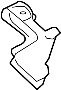 View Seat Belt Lap and Shoulder Belt Bracket (Rear, Lower) Full-Sized Product Image