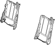 Image of Seat Back Frame (Rear, Upper) image for your 2009 Ford F-150 5.4L Triton V8 FLEX A/T RWD XLT Extended Cab Pickup Fleetside 