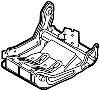 Image of Seat Frame (Right, Rear) image for your 2009 Ford F-150 5.4L Triton V8 FLEX A/T RWD XLT Extended Cab Pickup Fleetside 