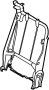 View Seat Back Frame (Front) Full-Sized Product Image 1 of 3