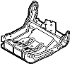 Image of Seat Frame (Right, Rear) image for your 2009 Ford F-150 5.4L Triton V8 FLEX A/T RWD XLT Extended Cab Pickup Fleetside 