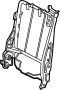 Image of Seat Back Frame (Front, Upper) image for your 2009 Ford F-150 5.4L Triton V8 FLEX A/T RWD XLT Extended Cab Pickup Fleetside 