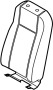 Image of Seat Back Cushion Cover (Rear) image for your 2018 Ford Transit-250 3.7L V6 CNG A/T PTV Extended Cargo Van 