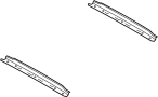 Image of Roof Bow (Rear) image for your 2022 Ford F-150 3.3L Duratec V6 FLEX A/T RWD XLT Extended Cab Pickup Fleetside 