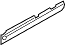 Image of Rocker Panel Reinforcement (Rear) image for your 2022 Ford F-250 Super Duty   