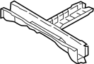 Image of Crossmember. Floor. (Rear). Supporting sheetmetal. image for your 2017 Ford Escape   