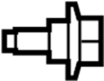 Image of Interior Grab Bar Bolt image for your 2019 Ford Transit-250  Base Cutaway Van 