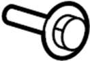 View Body A-Pillar Trim Panel Bolt (Lower) Full-Sized Product Image 1 of 2