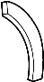 Image of Wheel Arch Molding image for your 2018 Ford Transit-350 HD  XL Extended Passenger Van 