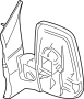 Image of Door Mirror (Rear) image for your 2018 Ford Transit-350 HD 3.7L V6 LPG A/T XL Extended Passenger Van 
