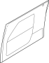 Image of Glass. (Rear). A Glass panel which is. image for your 2013 Ford Explorer   