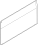 Image of Sliding Door Glass image for your 2021 Ford Transit-350 3.5L EcoBoost V6 A/T AWD PTV Extended Cargo Van 