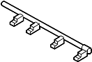 Image of Roof Side Rail (Rear, Upper) image for your 1992 Ford Bronco   