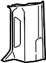 View Body D-Pillar Trim Panel (Rear, Upper) Full-Sized Product Image 1 of 2