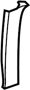 View Body C-Pillar Trim Panel (Upper) Full-Sized Product Image 1 of 3