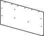 Image of Interior Quarter Panel Trim Panel (Front) image for your 2016 Ford Transit-350 HD  Base Cutaway Van 