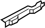 View Quarter Panel Reinforcement (Rear, Upper, Lower) Full-Sized Product Image 1 of 1