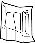 View Body D-Pillar Trim Panel (Rear, Upper) Full-Sized Product Image 1 of 5