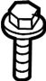 Image of Brake Dust Shield Screw image for your 2023 Ford Transit-350 HD 3.5L EcoBoost V6 A/T AWD Base Cab & Chassis 