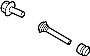 View Disc Brake Caliper Pin Bolt Full-Sized Product Image 1 of 2