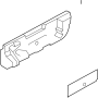 Image of Wheel Lug Wrench Bracket image for your 2022 Ford Transit-350  Base Extended Cargo Van 