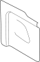 Image of Trim. Door. Panel. (Lower). Door Trim Molding. Trim. image for your Ford