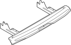 Image of Bumper Impact Bar (Rear) image for your 2020 Ford Transit-350  Base Cab & Chassis 
