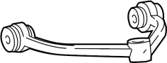 View Suspension Control Arm (Front, Upper) Full-Sized Product Image