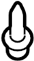View Rivet. License. Bracket.  Full-Sized Product Image