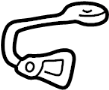 View Hood Latch Striker Plate (Left) Full-Sized Product Image