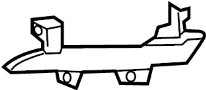 Image of Cover. (Lower). Bumper Cover Spacer. image for your 2022 Ford Transit-350  XL Standard Passenger Van 