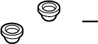 Image of Air Filter Housing Grommet (Lower) image for your 2018 Lincoln MKX   