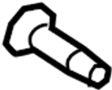 View Screw. Bolt. Bracket. (Upper, Lower) Full-Sized Product Image