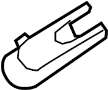 View Back Glass Wiper Arm Cap Full-Sized Product Image