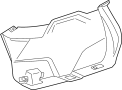 Image of Liftgate Trim Cover (Lower) image for your 2000 Ford F-150 4.2L Triton V6 M/T RWD Base Standard Cab Pickup Stepside 