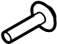 View Screw. Support. Bracket. (Rear, Upper, Lower) Full-Sized Product Image