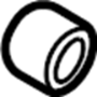 View Turbocharger Coolant Line Gasket (Upper, Lower) Full-Sized Product Image