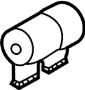 Image of Clamp. Pipe. Muffler. (Front). Clamp for Exhaust. image for your 2019 Ford F-150 2.7L EcoBoost V6 A/T RWD XLT Crew Cab Pickup Fleetside 