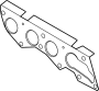 Image of Exhaust Manifold Gasket image for your 2017 Lincoln MKX  Premiere Sport Utility 