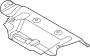 Image of Shield. Heat. (Rear, Upper, Lower). Floor Pan Heat Shield. image for your 2003 Ford F-150   