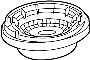 View Suspension Strut Bearing (Front, Upper) Full-Sized Product Image