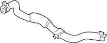 Image of Radiator Coolant Hose (Upper, Lower) image for your 2011 Ford Explorer   